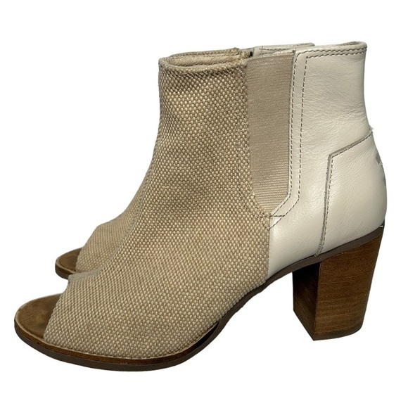 Toms Whisper Majorca Canvas & Leather Bootie - Picture 3 of 16
